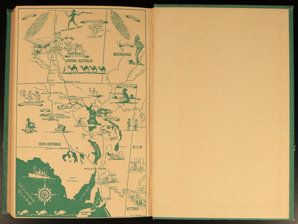 1937 Wide Horizons Wanderings In Central Australia Antique History Book