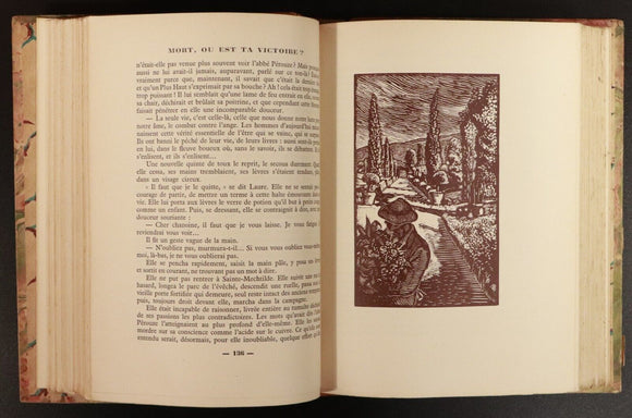 1934 Mort, Où Est Ta Victoire? Ltd Edition French Fiction Book Fine Binding