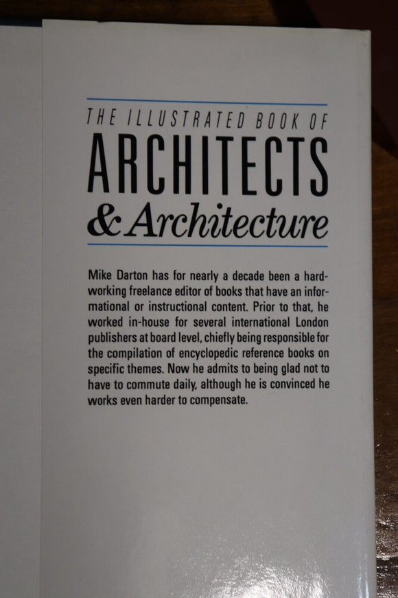 1990 Illustrated Book Of Architects & Architecture 1st Edition Reference Book
