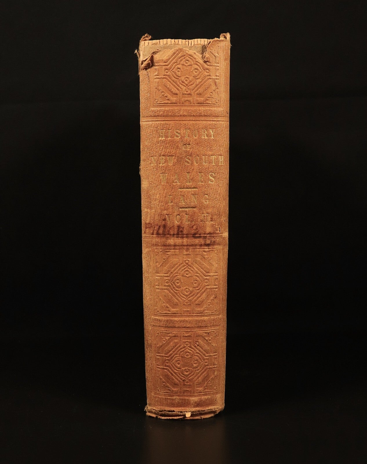 1852 Account Of New South Wales by J.D. Lang Antiquarian Australian History Book - 0