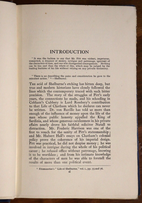 1917 Chatham's Colonial Policy by K Hotblack 1st Edition Antique History Book