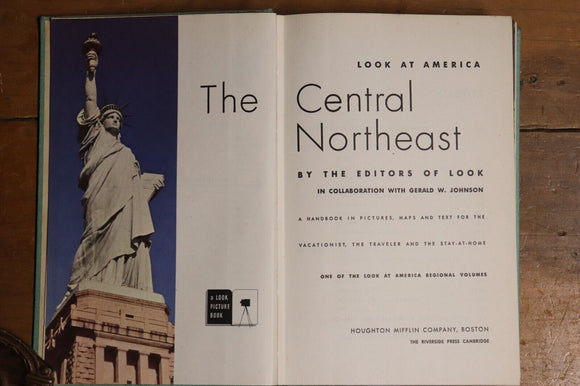 1948 Look at America: The Central Northeast 1st Edition American History Book