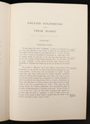 1921 English Goldsmiths And Their Marks by C.J. Jackson Antique Reference Book-5