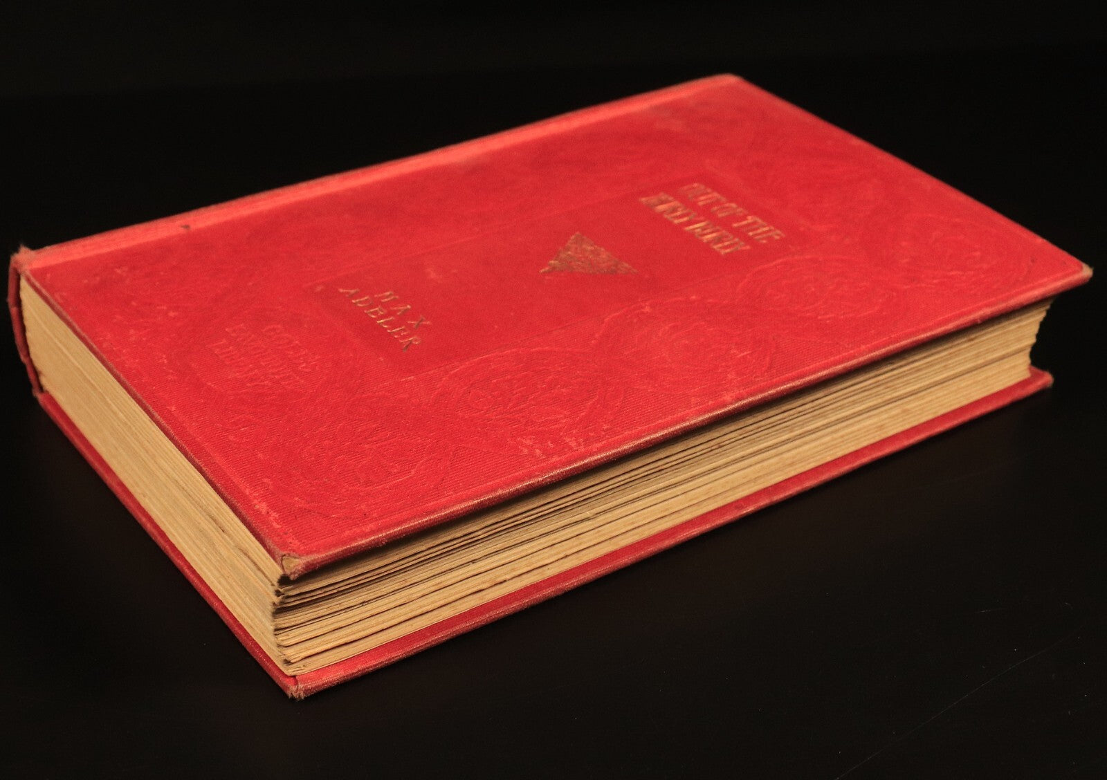 c1900 Out Of The Hurly-Burly by Max Adeler Antique American Fiction Book