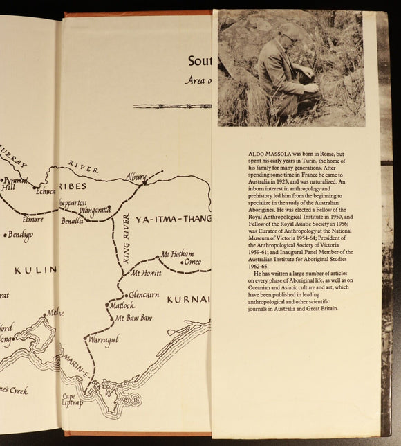 1968 Bunjil's Cave by Aldo Massola Australian Aboriginal Myths & Legends Book