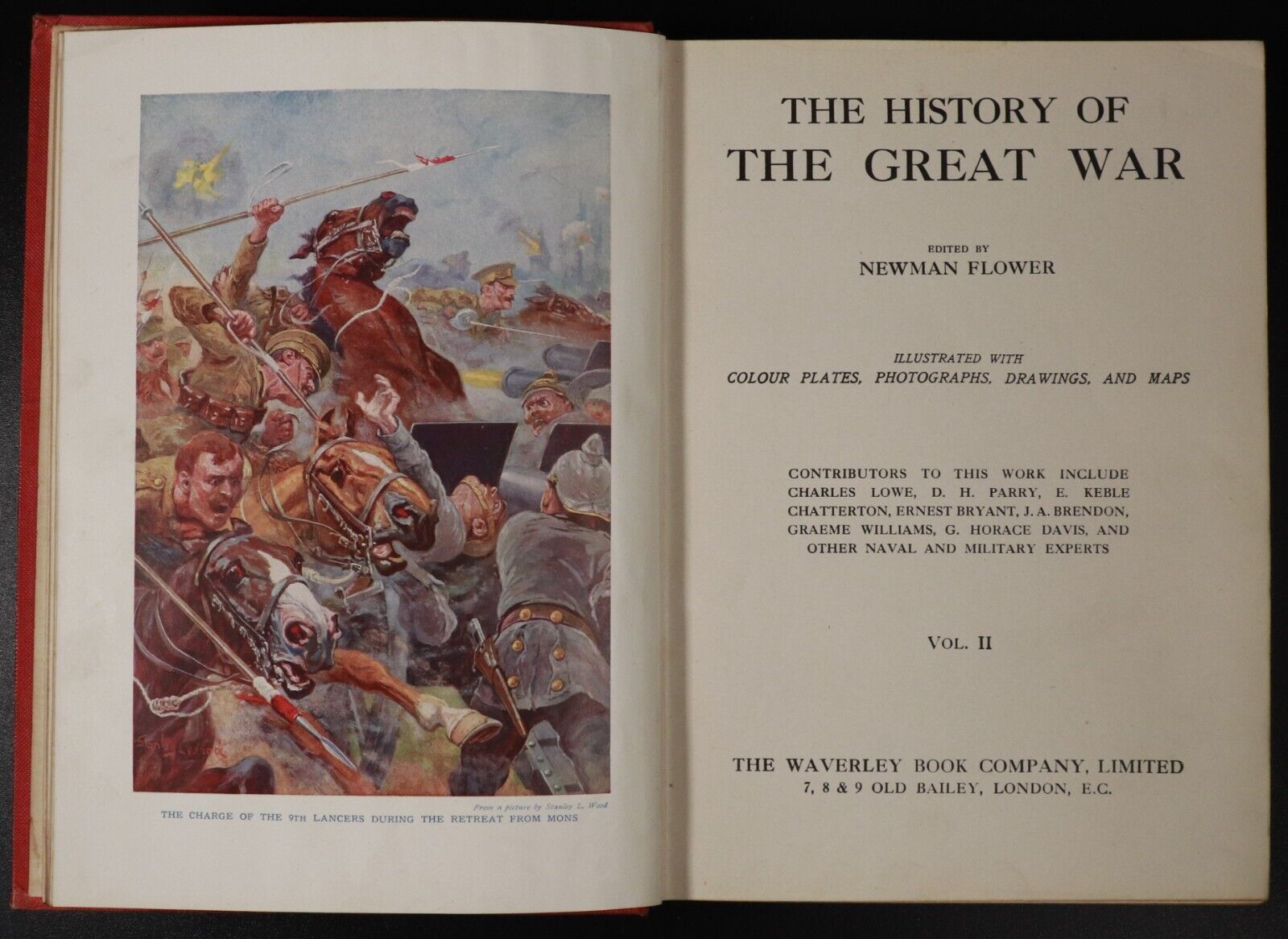 1915-22 8vol History Of The Great War Newman Flower Military History Books WW1