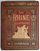 1878 The Rhine: From Source To The Sea by G Bartley Antique Picturesque Book-1