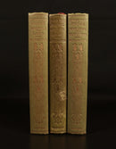 1921 3vol English Prose by W. Peacock Antique British Literature Books Milton-2