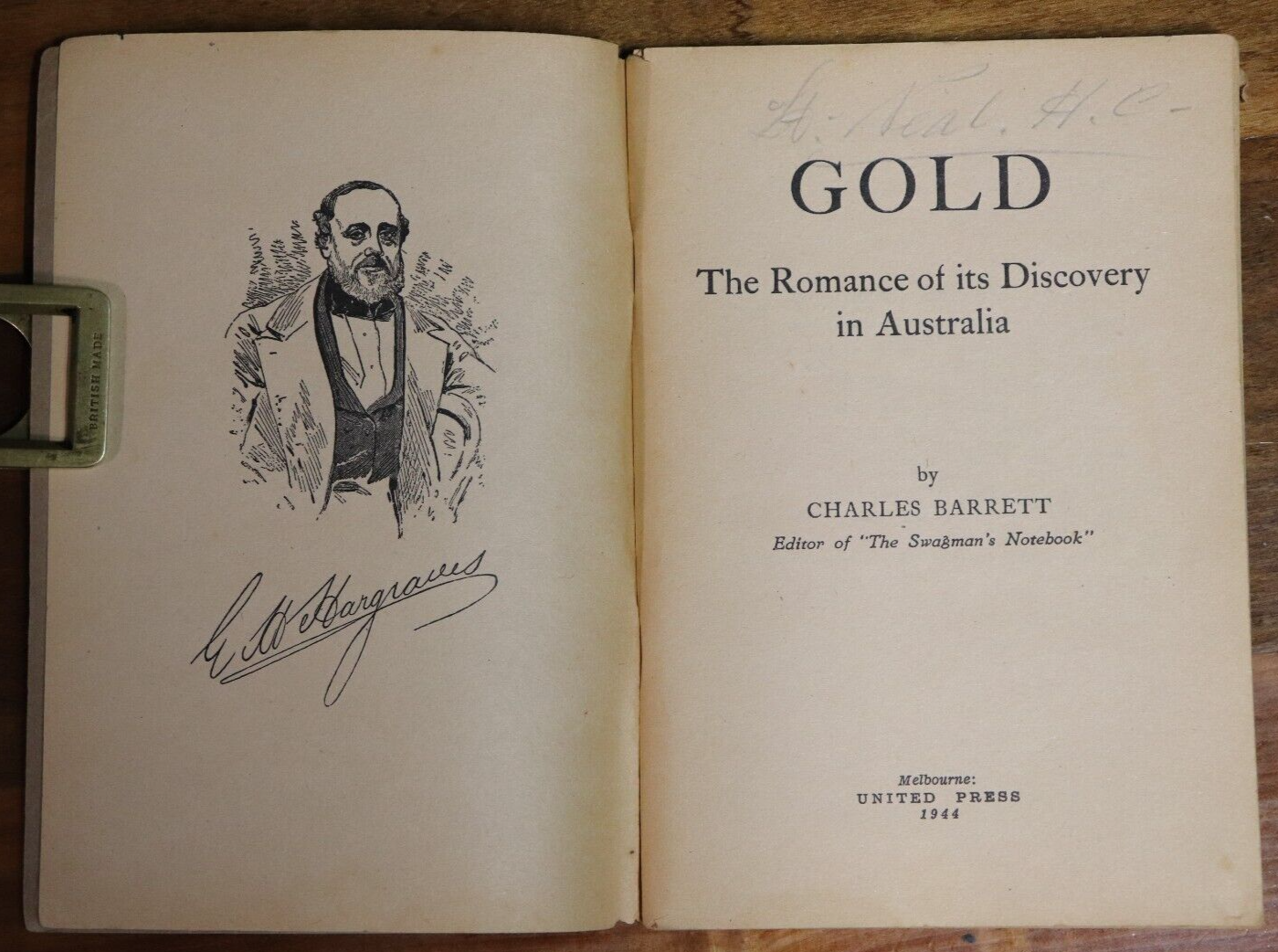 1944 Gold: The Romance Of Its Discovery In Australia Australian History Book