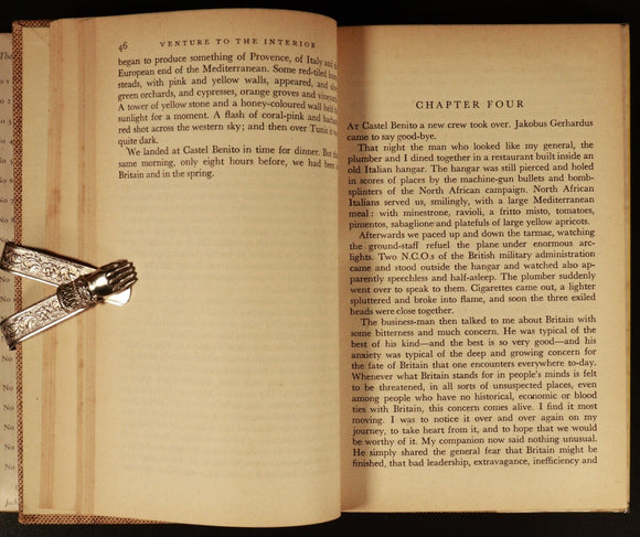 1954 Venture To The Interior by Laurens Van Der Post Adventure Fiction Book