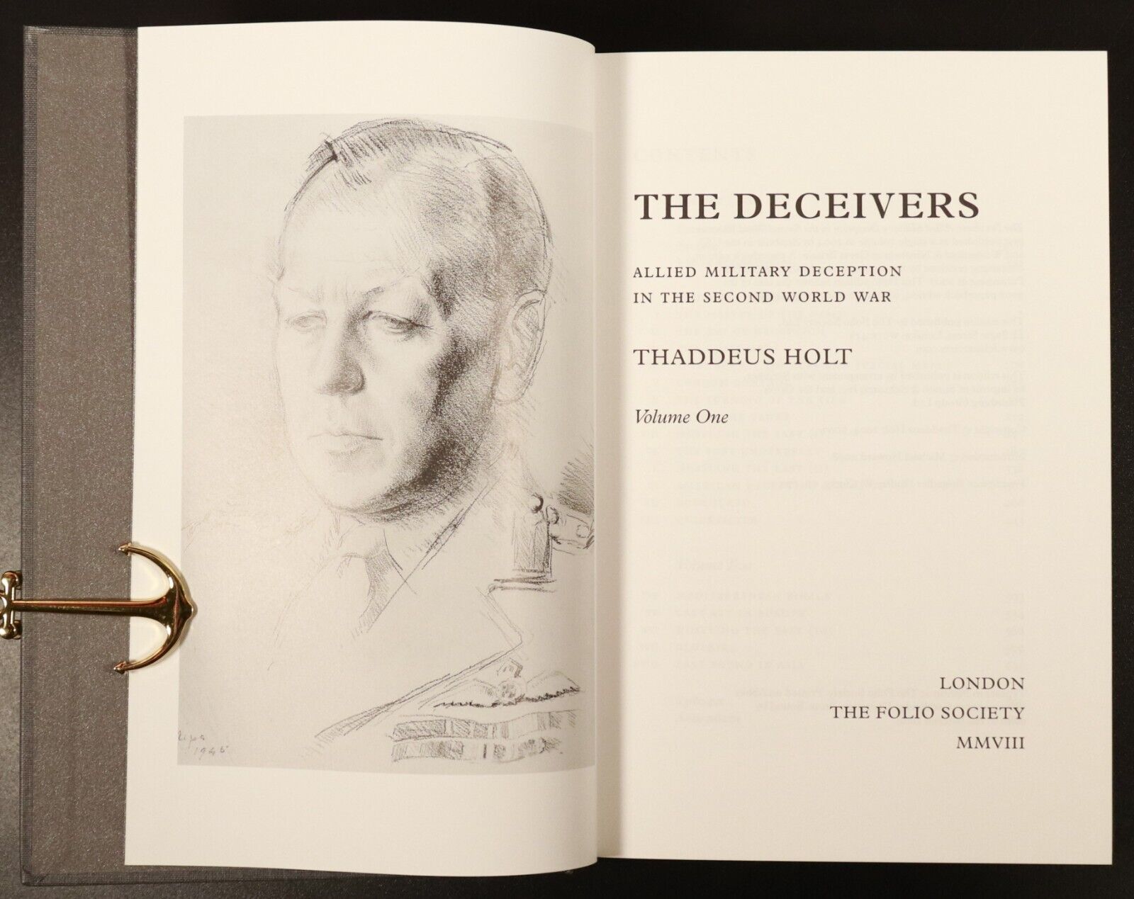 2008 2vol The Deceivers by Thaddeus Holt Folio Society WW2 Military History Book - 0