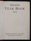 1914Thomas Nelson's Year Book for 1913-14 Antique British History Book w/Map-4