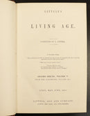 1854 2vol Littell's Living Age Jan - Jun 1854 Antiquarian History Books Plates-14