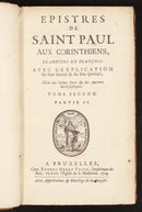 1709 3vol Epistres De Saint Paul Antiquarian French Theology Books Corinthiens-8