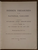 1905 Hidden Treasures At The National Gallery by JMW Turner Antique Art Book-2