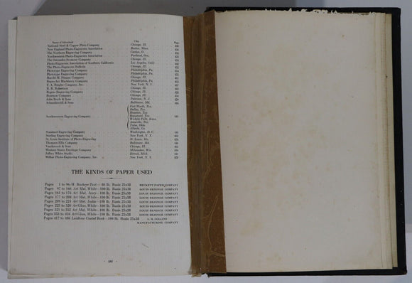 1927 Achievement In Photo Engraving Antique Printing Of Arts Reference Book