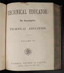 1872 2vol The Technical Educator Antique General Reference Book Set Illustrated-19
