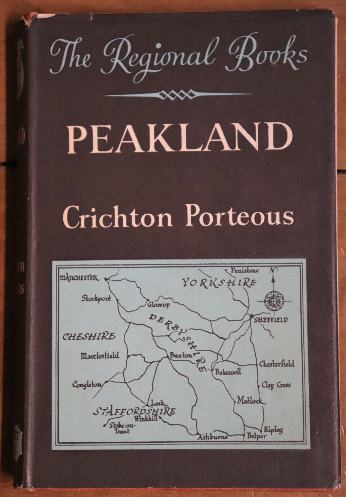 1954 Peakland by Chrichton Porteous 1st Edition Vintage British History Book