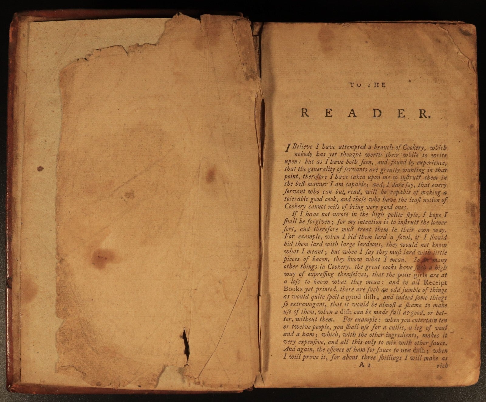 1796 The Art Of Cookery by Mrs Glasse Antiquarian British Cook Book + Recipes