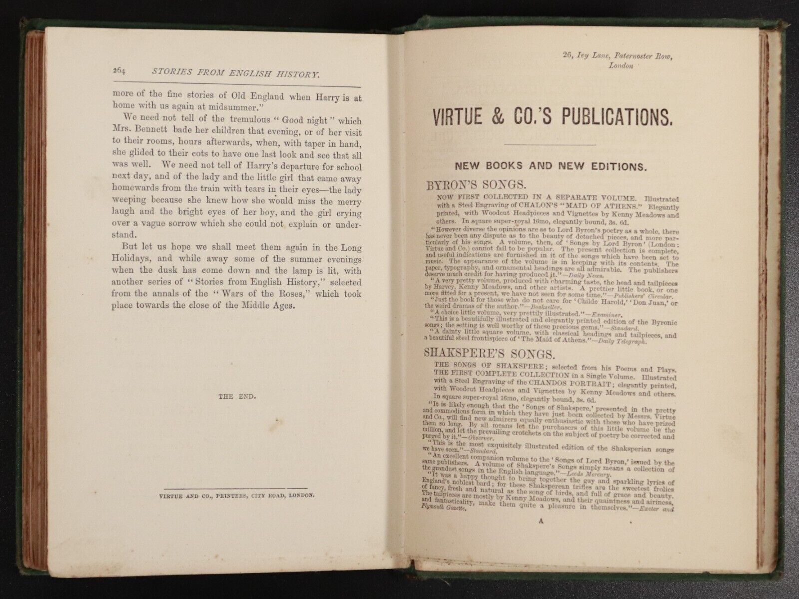 1872 Stories From English History During The Middle Ages Antique History Book