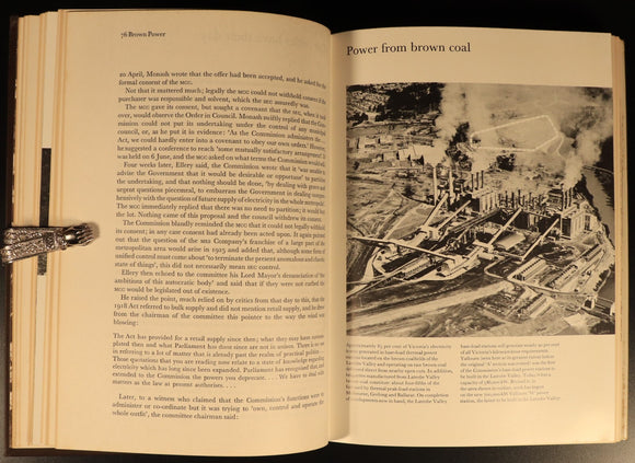 1969 Brown Power by C. Edwards History Of SEC Victoria Energy History Book