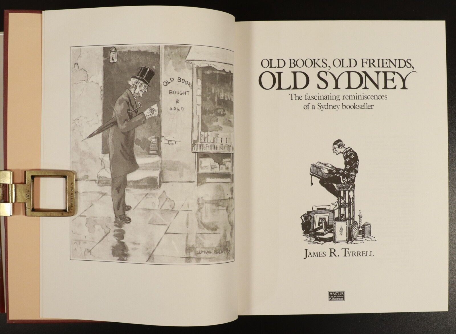 1987 Old Books, Old Friends, Old Sydney by JR Tyrrell Australian History Book