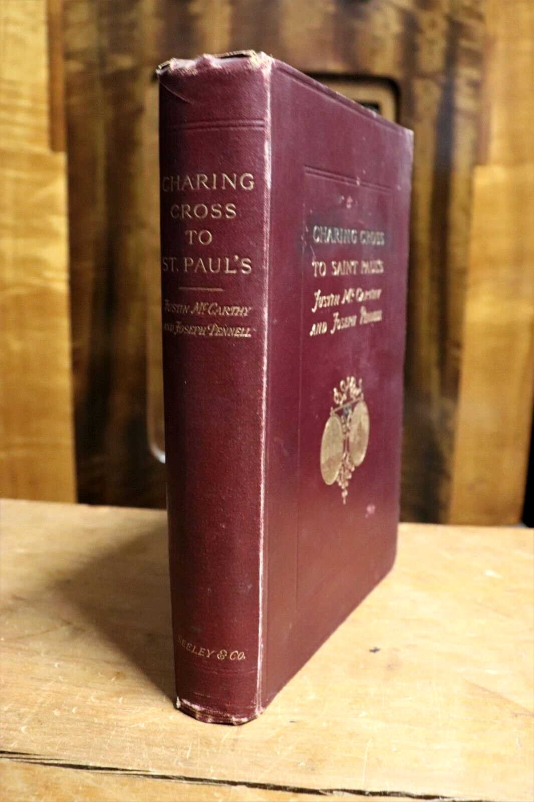 1893 Charing Cross To St Paul's by J McCarthy Antique British History Book