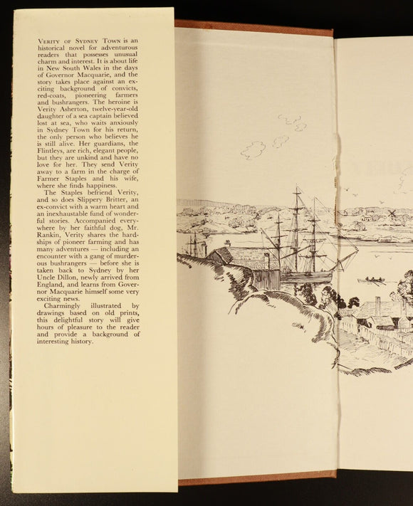 Verity Of Sydney Town by Ruth C. Williams 1970 Australian Fiction Book