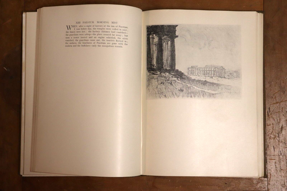 1915 Joseph Pennell's Pictures In The Land Of Temples Greek History Book
