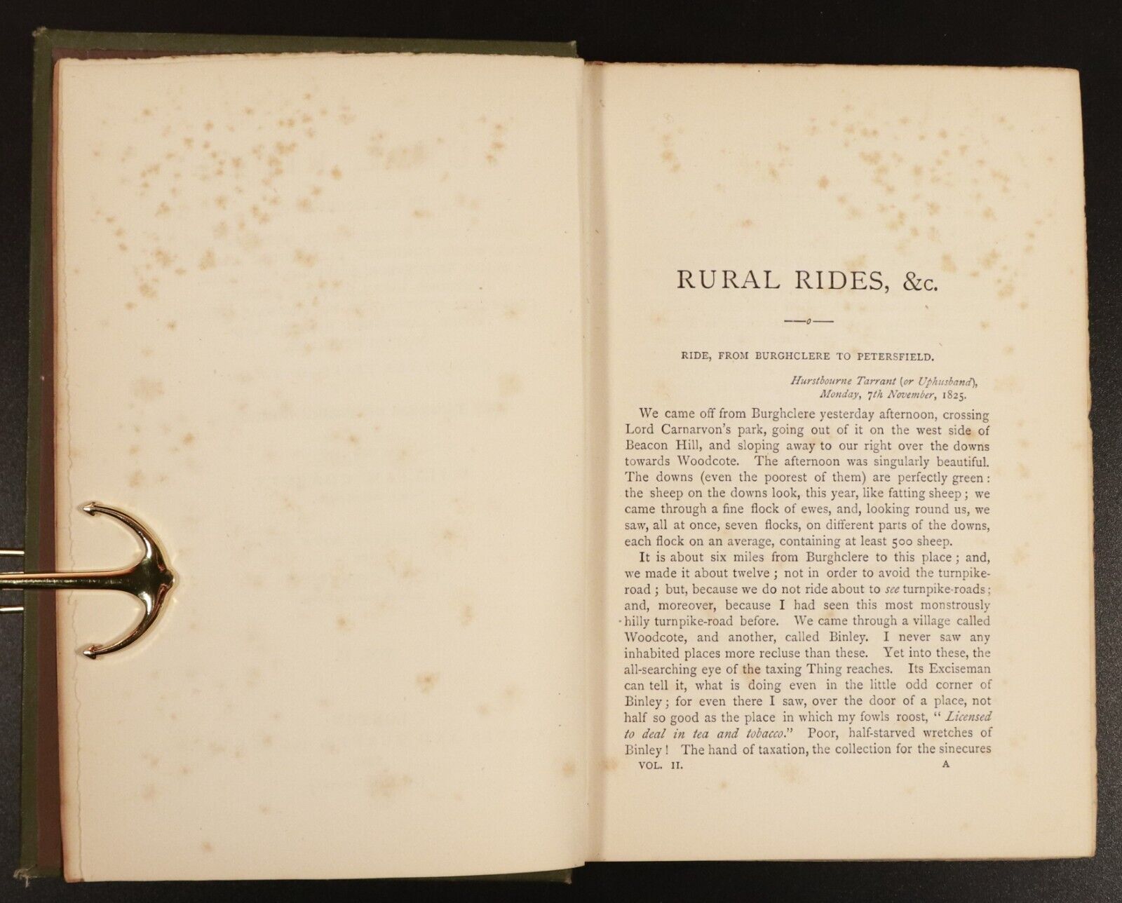 1886 2vol Rural Rides During The Years 1821 to 1832 Antiquarian History Book Set