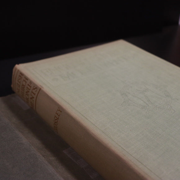 1921 English Church Monuments 1150 - 1550 F. Crossley Antique Architecture Book