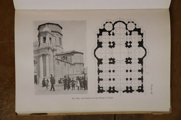 1925 The Life & Works Of Baldassare Peruzzi Antique Italian Architecture Book