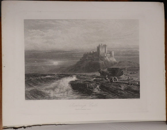 c1875 Picturesque Europe - Division 5 Rare Antiquarian Engravings Plates Book