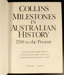 1986 Collins Milestones In Australian History by Robin Brown Reference Book-6