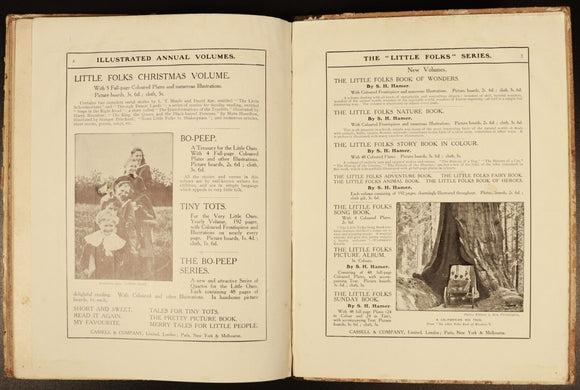 1906 Tiny Tales For Very Little People Antique Illustrated Children's Book