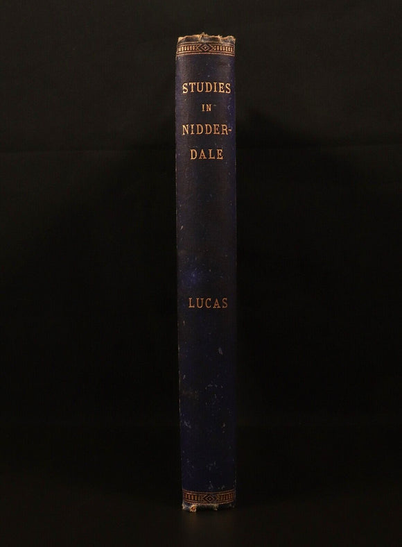 c1882 Studies In Nidderdale by J. Lucas Antique British History Book 1867-1872