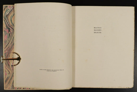 1928 The Mindes Delight by Hedley Hope-Nicholson Antique British Literature Book