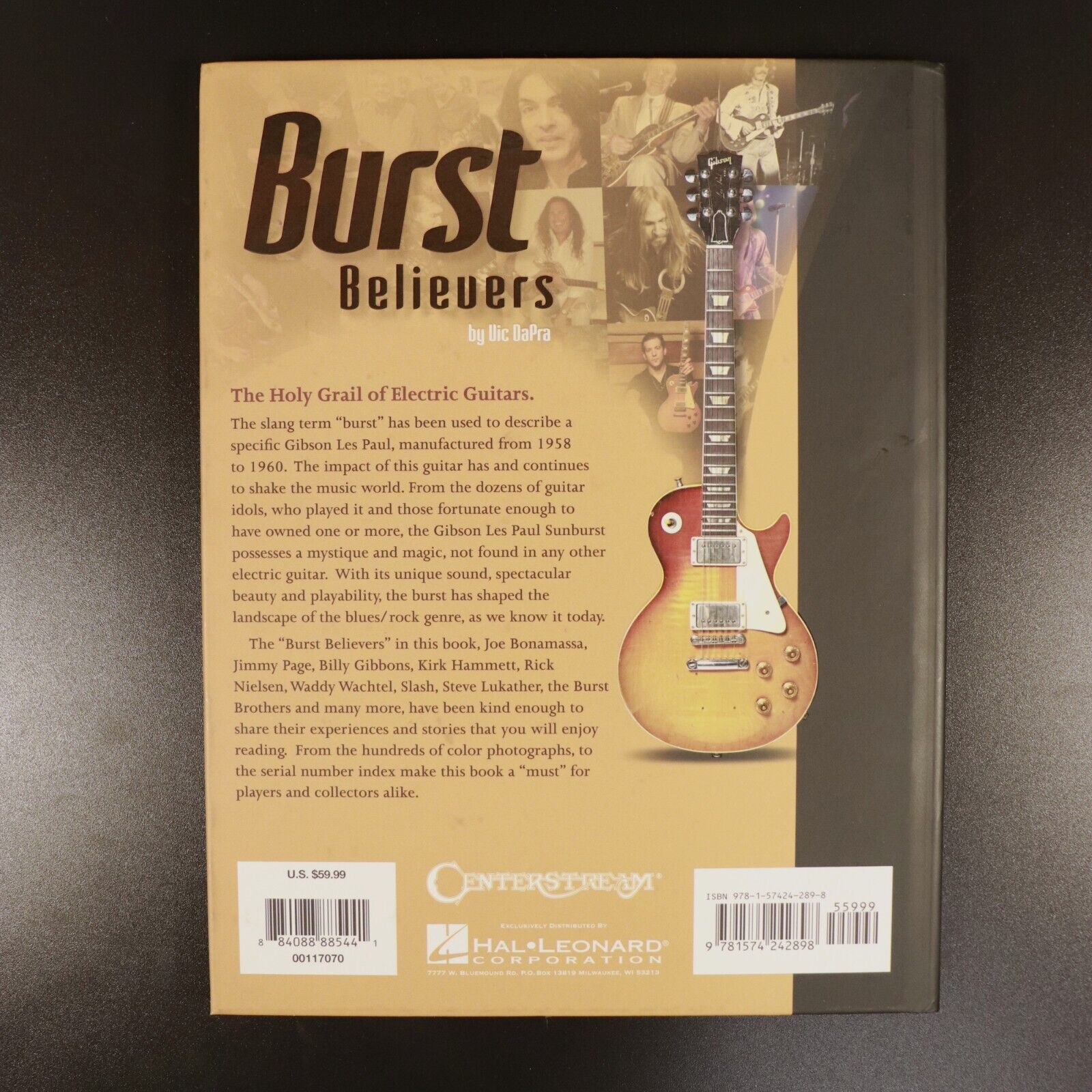 2013 Burst Believers 1 by Vic DaPra 1st Edition Gibson Les Paul Guitar Book