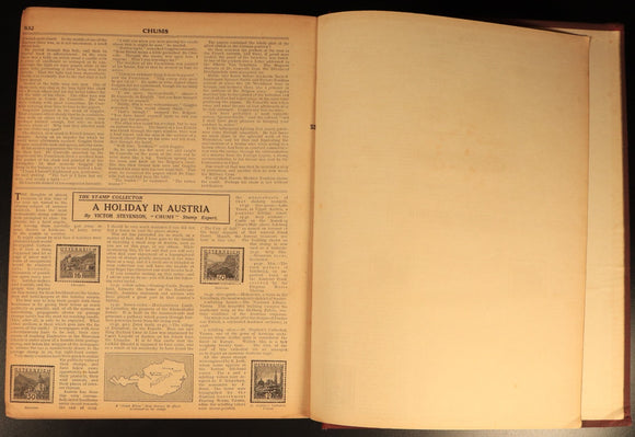 Chums 1930 Illustrated Paper For Boys Antique Illustrated British Childrens Book