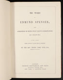 c1890 The Works Of Edmund Spenser The Faery Queene Antique British Poetry Book-5