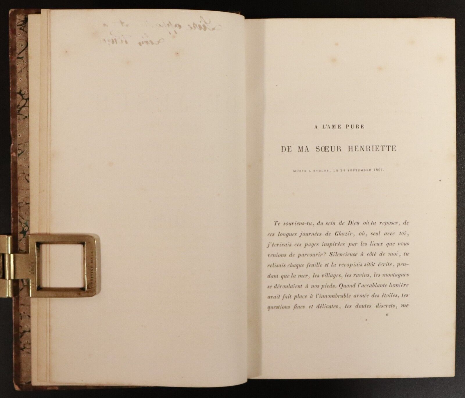 1863 Vie De Jesus by Ernest Renan Antique French Religion & Theology Book