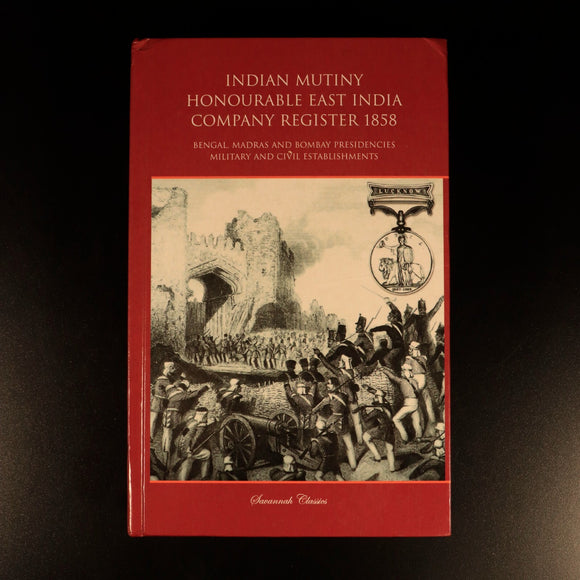 Indian Mutiny East India Company Register 1858 Military History Book Savannah