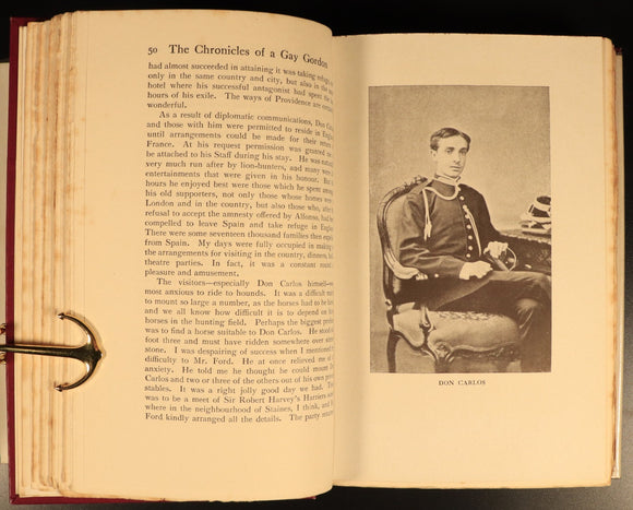 Chronicles Of A Gay Gordon 1921 British Military Biography History Book 1st Ed