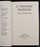 1966 A Terrible Freedom by Eric Linklater Vintage Fiction Book 1st Edition-3