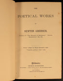 1873 Poetical Works Of Newton Goodrich Antiquarian Australian Poetry Book-7