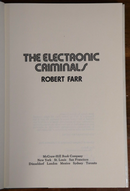 1975 The Electronic Criminals by Robert Farr 1st Edition Crime History Book-2