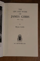 1955 The Life & Work Of James Gibbs by Bryan Little Architecture History Book-2
