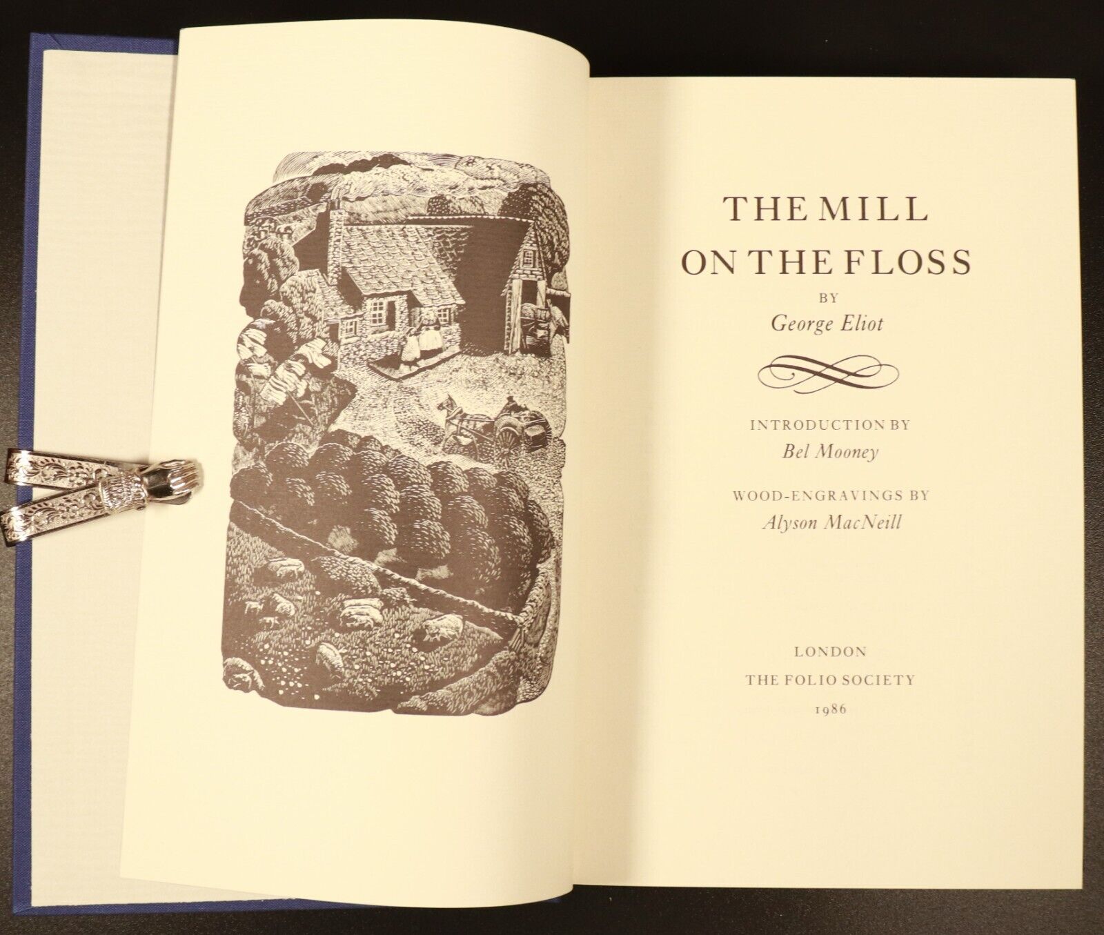 1986 The Mill On The Floss by George Eliot Folio Society Fiction Book w/Sleeve - 0