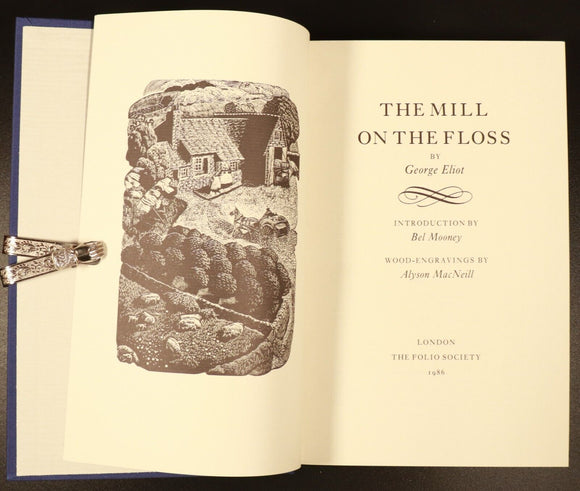 1986 The Mill On The Floss by George Eliot Folio Society Fiction Book w/Sleeve