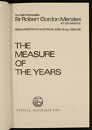 1970 Measure Of The Years by Robert Gordon Menzies Australian History Book-3